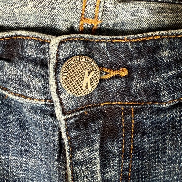 Kut From the Kloth Skinny Jeans Women Size 4 Blue Stretch Cotton Blend 5-Pockets - Picture 5 of 14